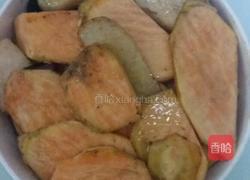 红薯紫薯扣肉的做法图解7