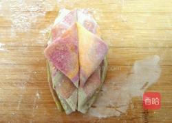 彩色大花卷的做法图解11