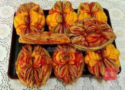 彩色大花卷的做法图解17