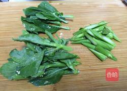 芥蓝虾仁炒年糕的做法图解4