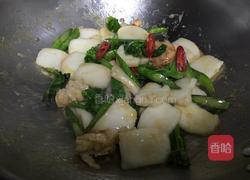 芥蓝虾仁炒年糕的做法图解11