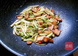 香芹腐竹炒肉片的做法图解7