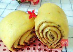 南瓜泥黑芝麻馒头的做法图解18