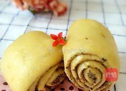 南瓜泥黑芝麻馒头的做法图解20