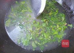 荠菜豆腐汤的做法图解7