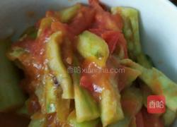 番茄炒黄瓜的做法图解6
