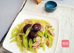 芹菜炒肉片的做法图解9