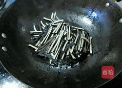 香芹炒臭干的做法图解4