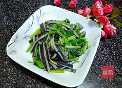 香芹炒臭干的做法图解15