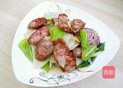 土豆片炒风干肠的做法图解9