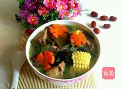 田园杂蔬骨头汤的做法图解10