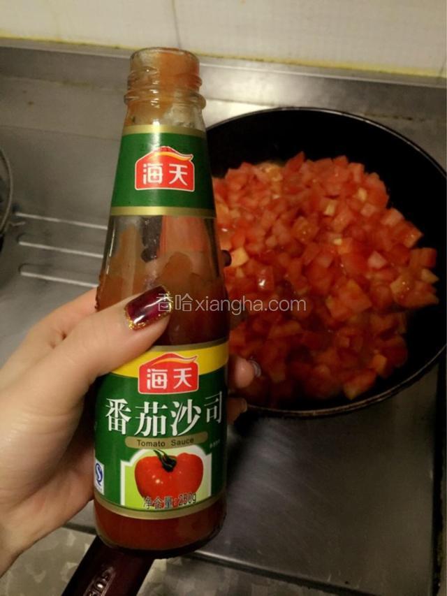 加少许番茄酱