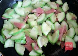 清炒西葫芦火腿片的做法图解7