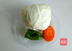 素炒包菜丝的做法图解1