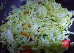 素炒包菜丝的做法图解5