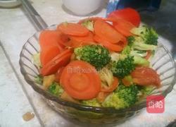 菜花炒胡萝卜的做法图解6