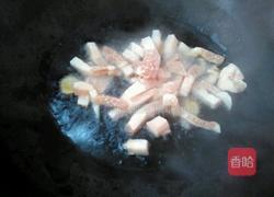 荠菜肉丝炒年糕的做法图解7