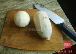 梨藕豆沙包 的做法图解1