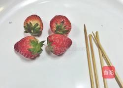 草莓巧克力棒棒糖的做法图解1