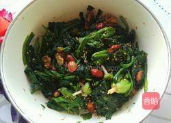 炝拌菠菜的做法图解4
