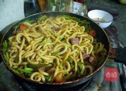 牛肉炒乌冬面的做法图解15