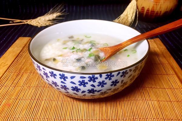皮蛋瘦肉粥