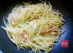 莴笋丝炒肉的做法图解7