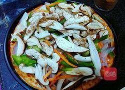 什锦海陆双拼披萨的做法图解15