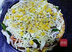 什锦海陆双拼披萨的做法图解17