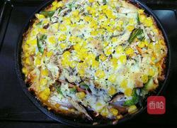 什锦海陆双拼披萨的做法图解19