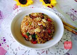 肉末鸡蛋炒米饭的做法图解9