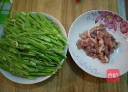 豆角炒肉的做法图解2