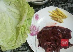 猪肝面线的做法图解1