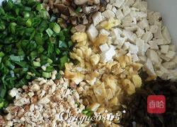 韭菜地皮菜素合子的做法图解2