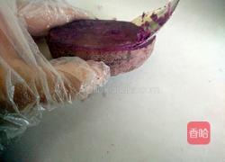 紫薯糯米团的做法图解3