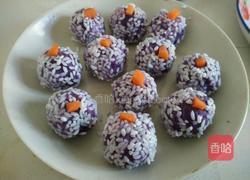 紫薯糯米团的做法图解9