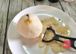 蓝莓炖雪梨的做法图解2