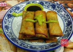 荠菜虾仁春卷（芥末味）的做法图解12