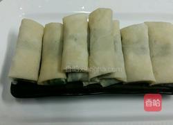 荠菜虾仁春卷（芥末味）的做法图解8