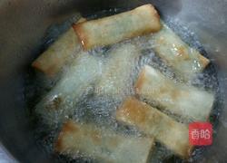 荠菜虾仁春卷（芥末味）的做法图解10