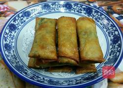 荠菜虾仁春卷（芥末味）的做法图解11