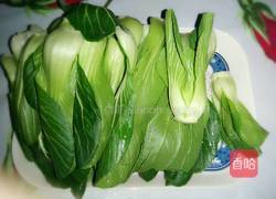 香菇油菜的做法图解1