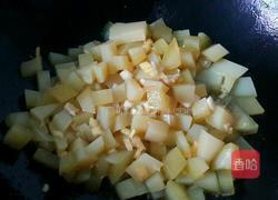 炒凉粉的做法图解2