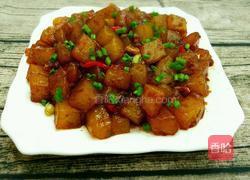 炒凉粉的做法图解4