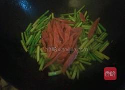 蒜苔腊肠的做法图解3
