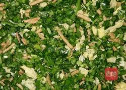 素饺子馅料(韭菜鸡蛋散子馅)的做法图解9