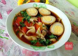 西红柿鸡蛋宽汤面的做法图解8