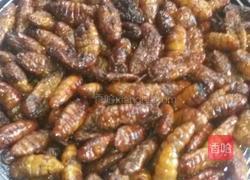 干煸蚕蛹的做法图解3