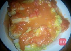 番茄酱娃娃菜的做法图解4