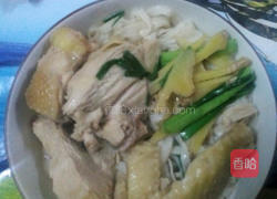 鸡肉汤面条的做法图解6